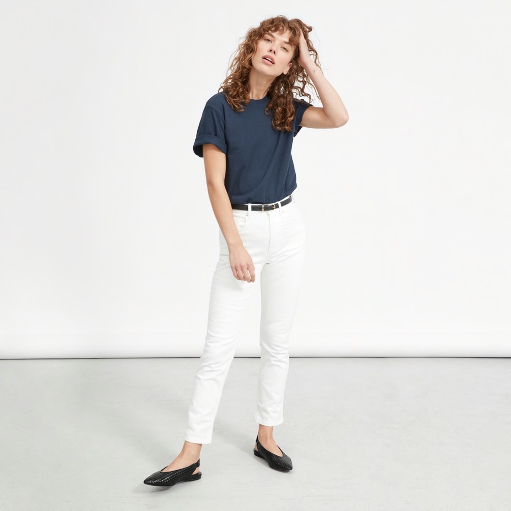 EVERLANE | The V Slingback Woven Black Flats - Picture 13 of 13